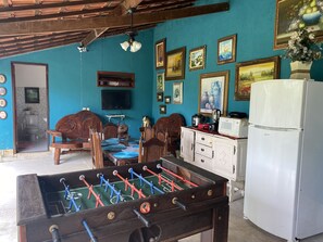 Game room - Recanto das Orquideas accommodation (quatis)