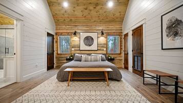 1 bedroom, desk, iron/ironing board, travel cot