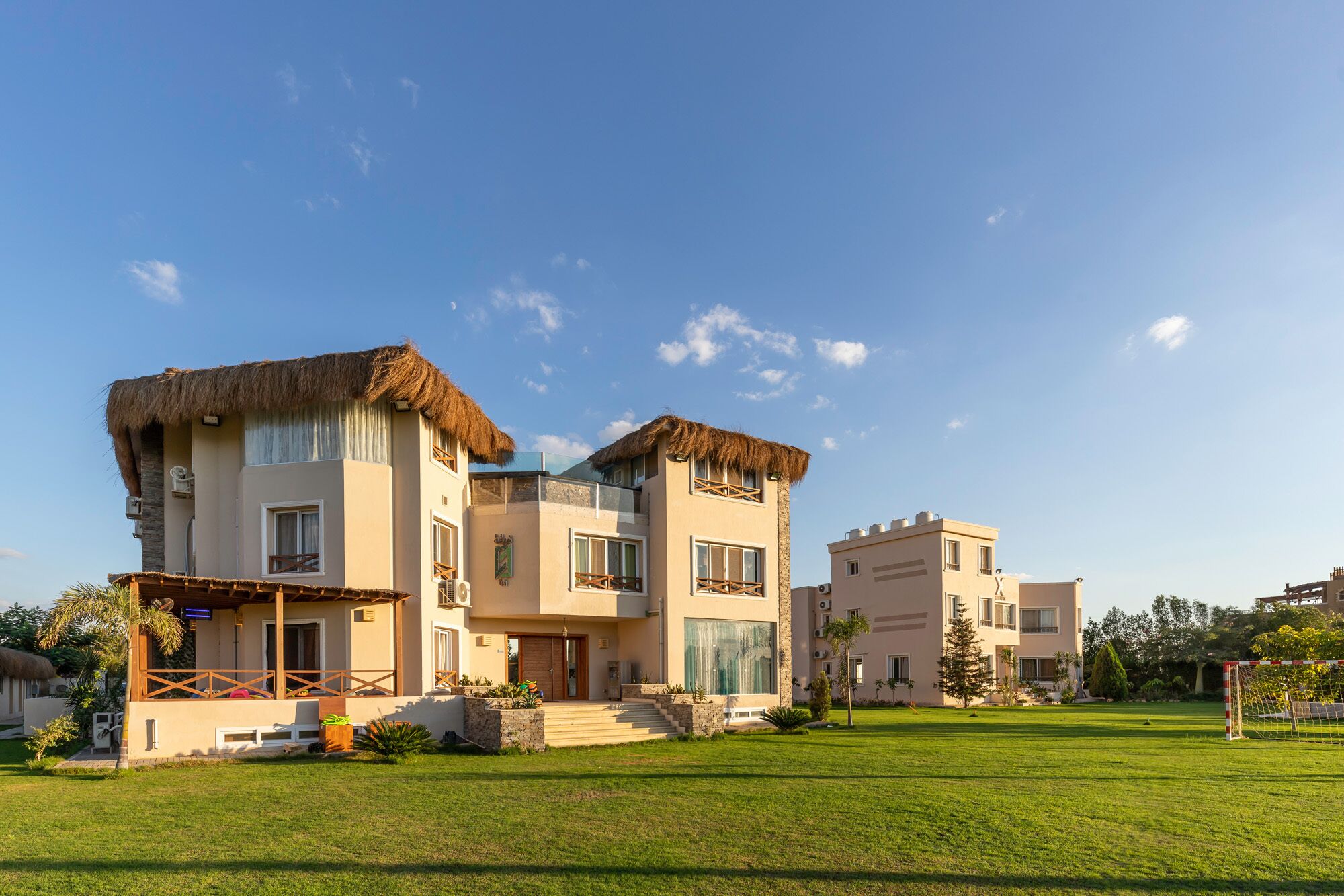 Overnatningsstedets facade