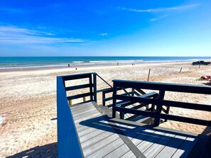 Accommodatie ligt op het strand
