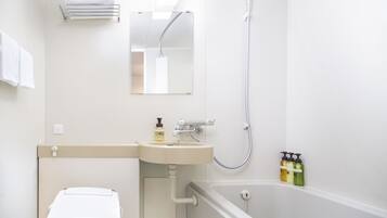 Chuveiro/banheira combinados, produtos de toalete grátis