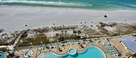 Una piscina climatizada