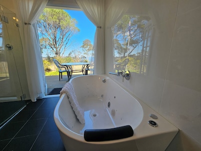 MOUNTAIN VIEWS fireplace SPA 5 bedrooms, air-cond, early checkin & late checkout