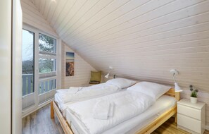 3 slaapkamers, reisbedje, gratis wifi, beddengoed