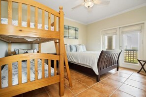 4 bedrooms, iron/ironing board, travel cot, WiFi