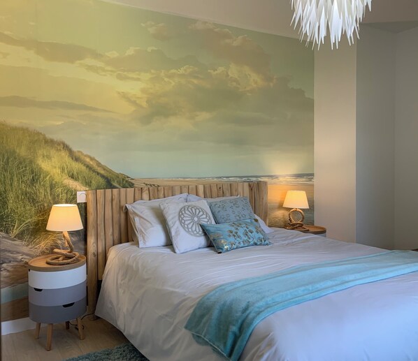 1 dormitorio, tabla de planchar con plancha, wifi gratis y ropa de cama