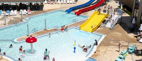 Indoor pool, outdoor pool