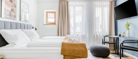 Suite M | Décoration personnalisée, Wi-Fi gratuit, draps fournis