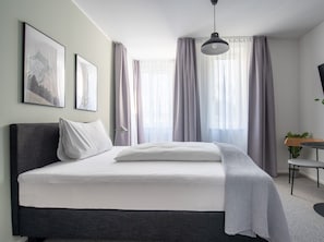 Single Suite M | 1 phòng ngủ, truy cập Internet không dây miễn phí, bộ trải giường