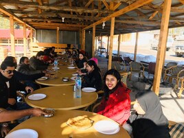 Lunch served, local cuisine