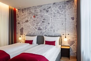 Business Room, 2 Single Beds | In-room safe, desk, laptop workspace, blackout curtains - IntercityHotel Dortmund (Dortmund)