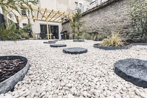Terrace/patio - Art Déco Gare & Spa (Reims)