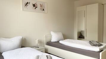 2 chambres, décoration personnalisée, Wi-Fi gratuit, draps fournis