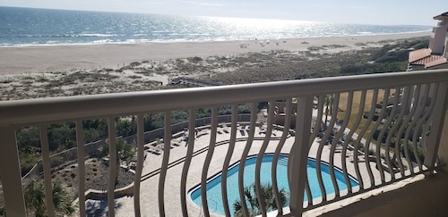 Ocean Front villa located inside gated resort community.