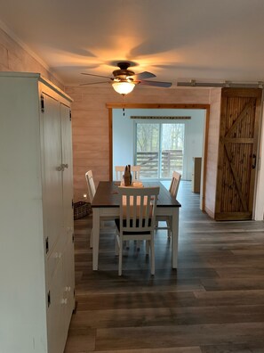 Dining - Moors Resort location 3 Bedroom House w/ Patio Dock and room for trailer parking (Gilbertsville)