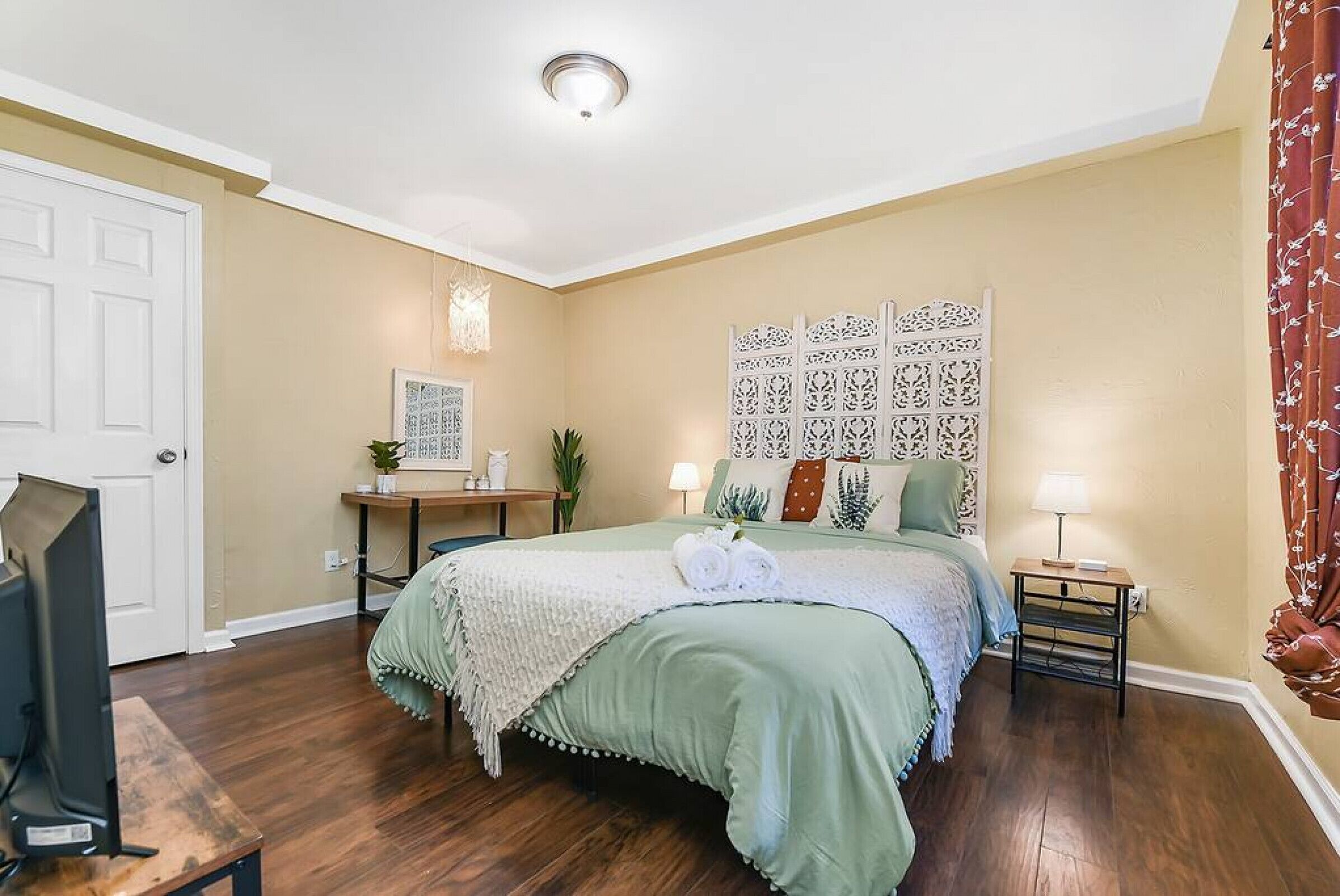 1 makuuhuone, työpöytä, silitysrauta/-lauta, ilmainen Wi-Fi