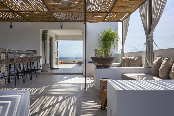 Terrasse sur le toit