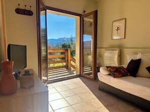 Smart TV, lettore DVD, libri, impianto stereo