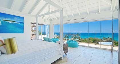 BLUE OPAL 🏝️AMAZING OCEAN VIEWS!! Private Pool Pelican Key - Simpson Bay