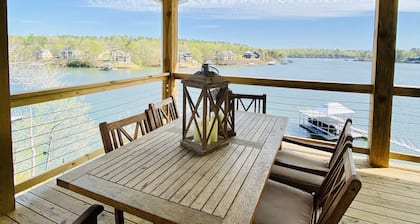 Lakefront Home with Waterfront Views from Every Room - 4.4 miles to The Barn