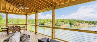 Lakefront Home with Waterfront Views from Every Room - 4.4 miles to The Barn