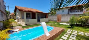 Outdoor pool - Vacation Home with Pool - Guriri (Guriri)