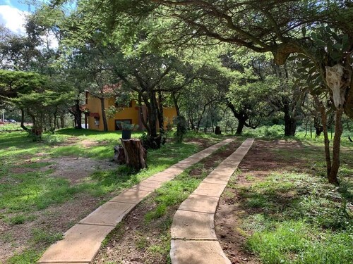 Cabin, located in a natural area around