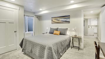 Design Apartment | Down comforters, pillowtop beds, individually decorated