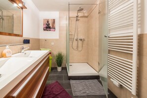 Shower, hair dryer, towels - Wieseneck I - Apartment in Fügen (Fügen)