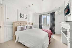 Appartement, 2 chambres, non-fumeur, vue sur la ville | 2 chambres, literie de qualité, ameublement unique