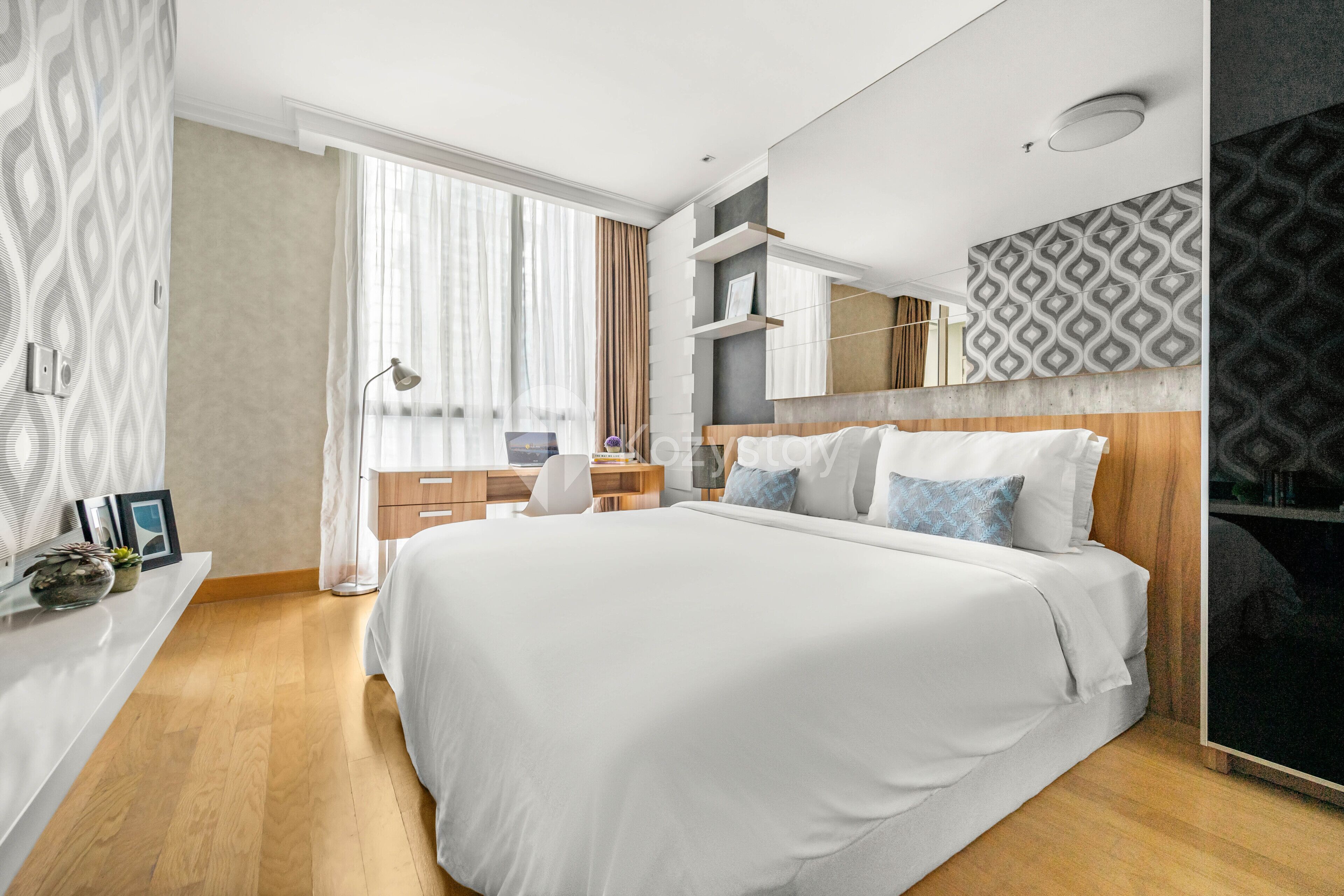 公寓, 1 间卧室, 城市景观 | 1 多间卧室、高档床上用品、特色家居、熨斗/熨衣板