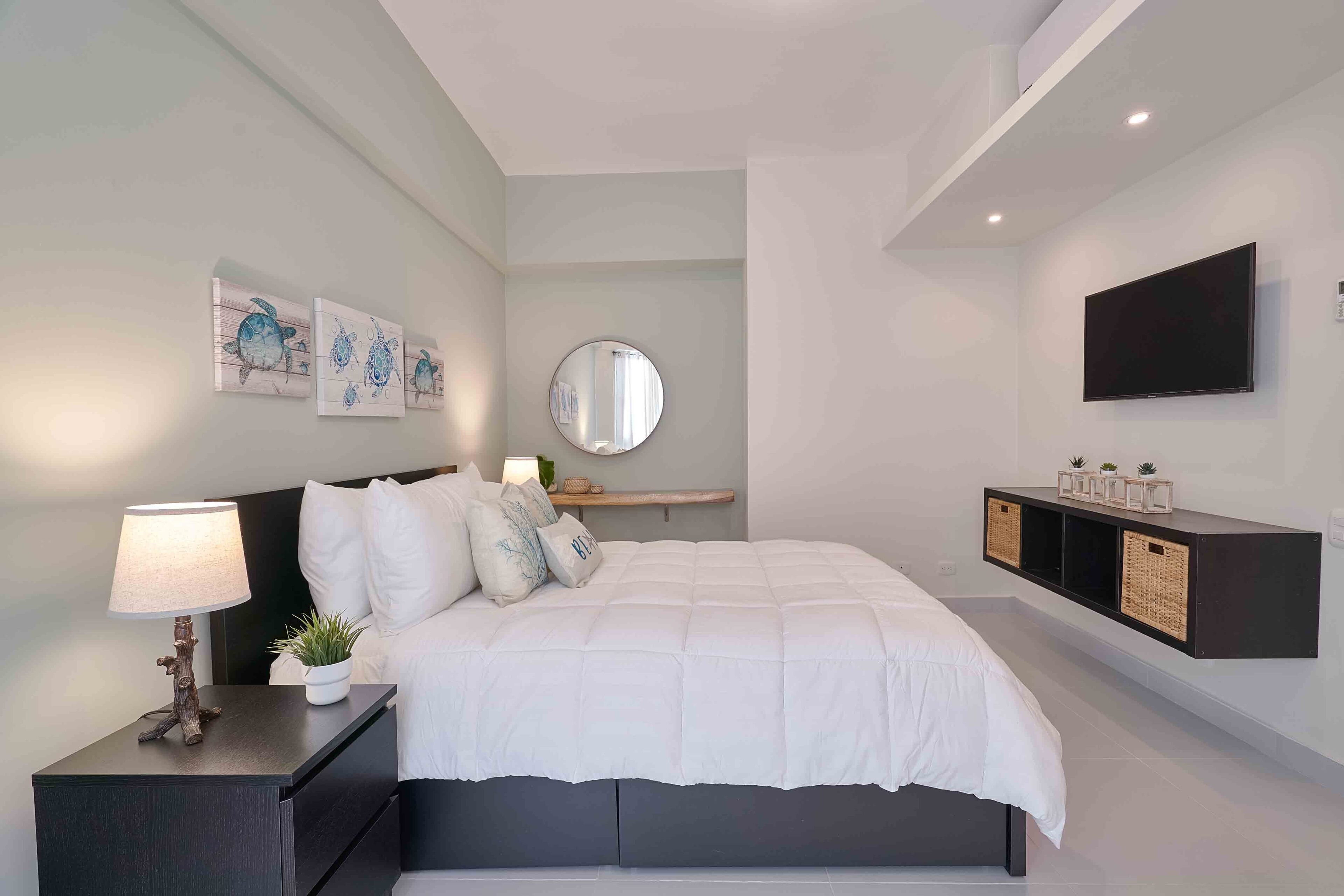 1 室のベッドルーム、アイロン / アイロン台、WiFi (無料)、ベッドシーツ