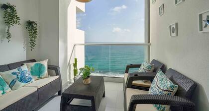 Caribbean Sea View Apt.on 19 level, a serene Stay