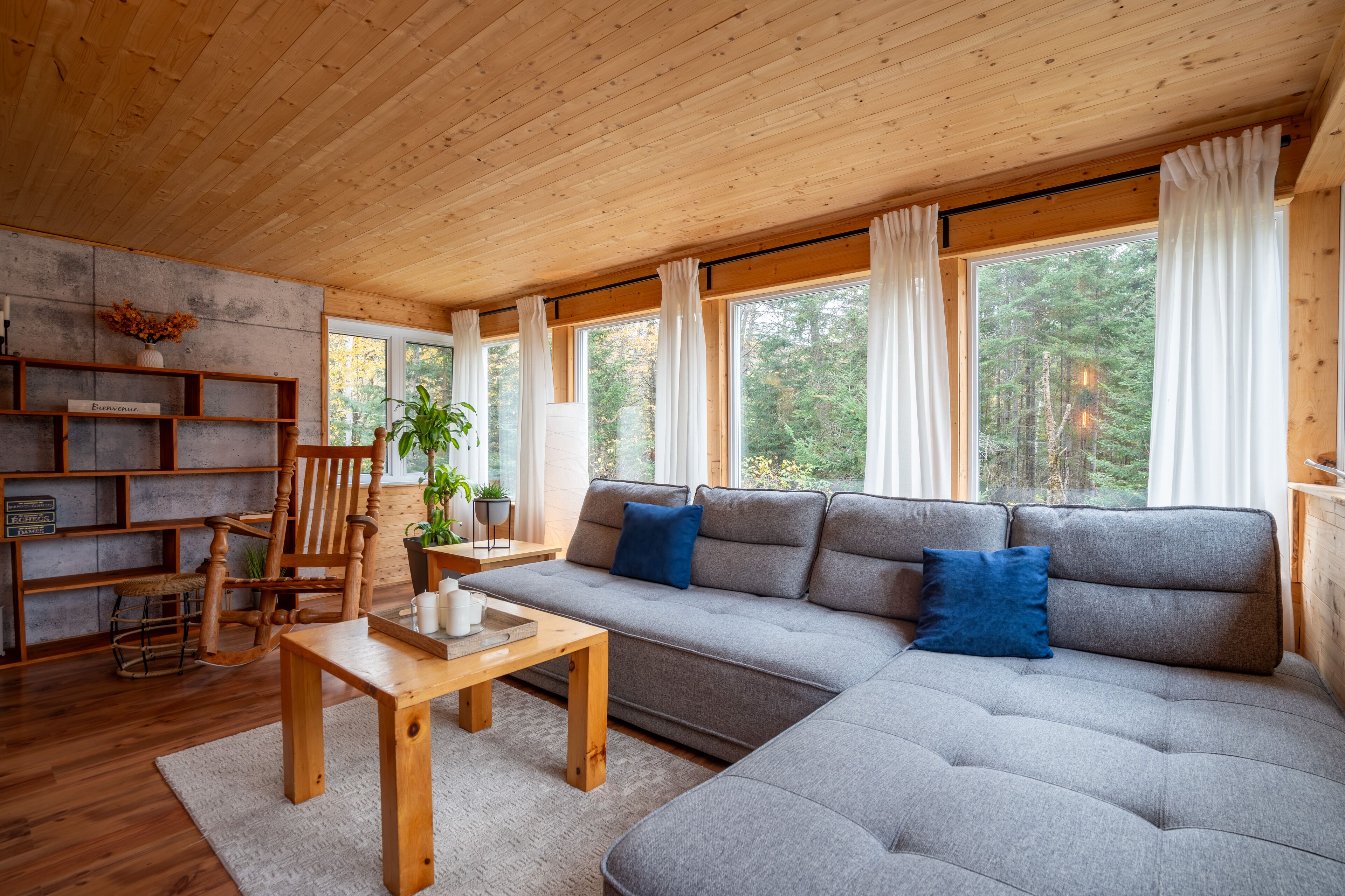 Smart TV, fireplace, video games