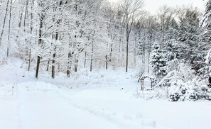 Property grounds - Winter Lore – 4BR Mountain Getaway w/ Hot Tub, Game Room & Pet-Friendly Vibes! (Mendon)