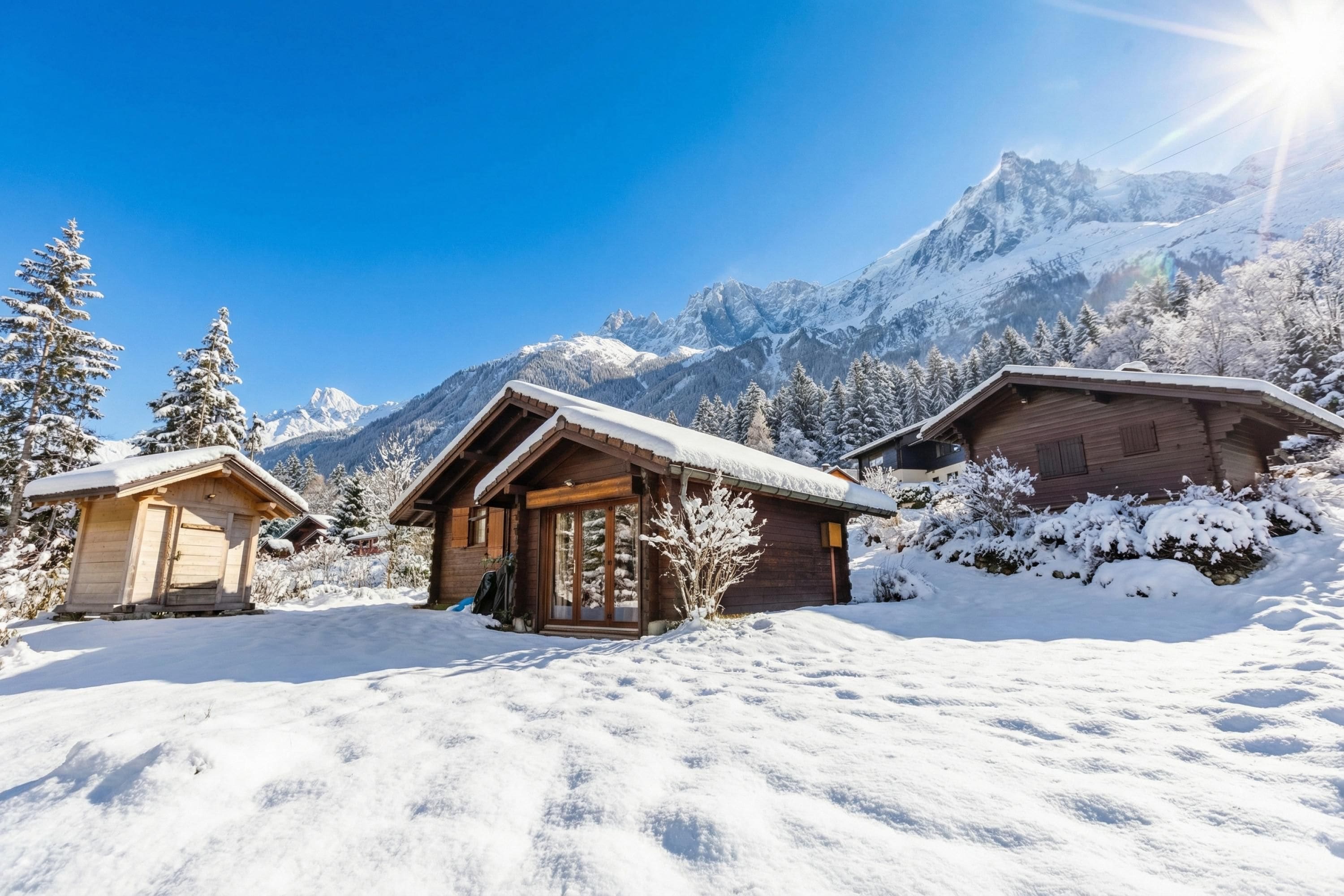 Blick auf das Chalet