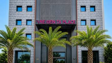 Façade de l’hébergement