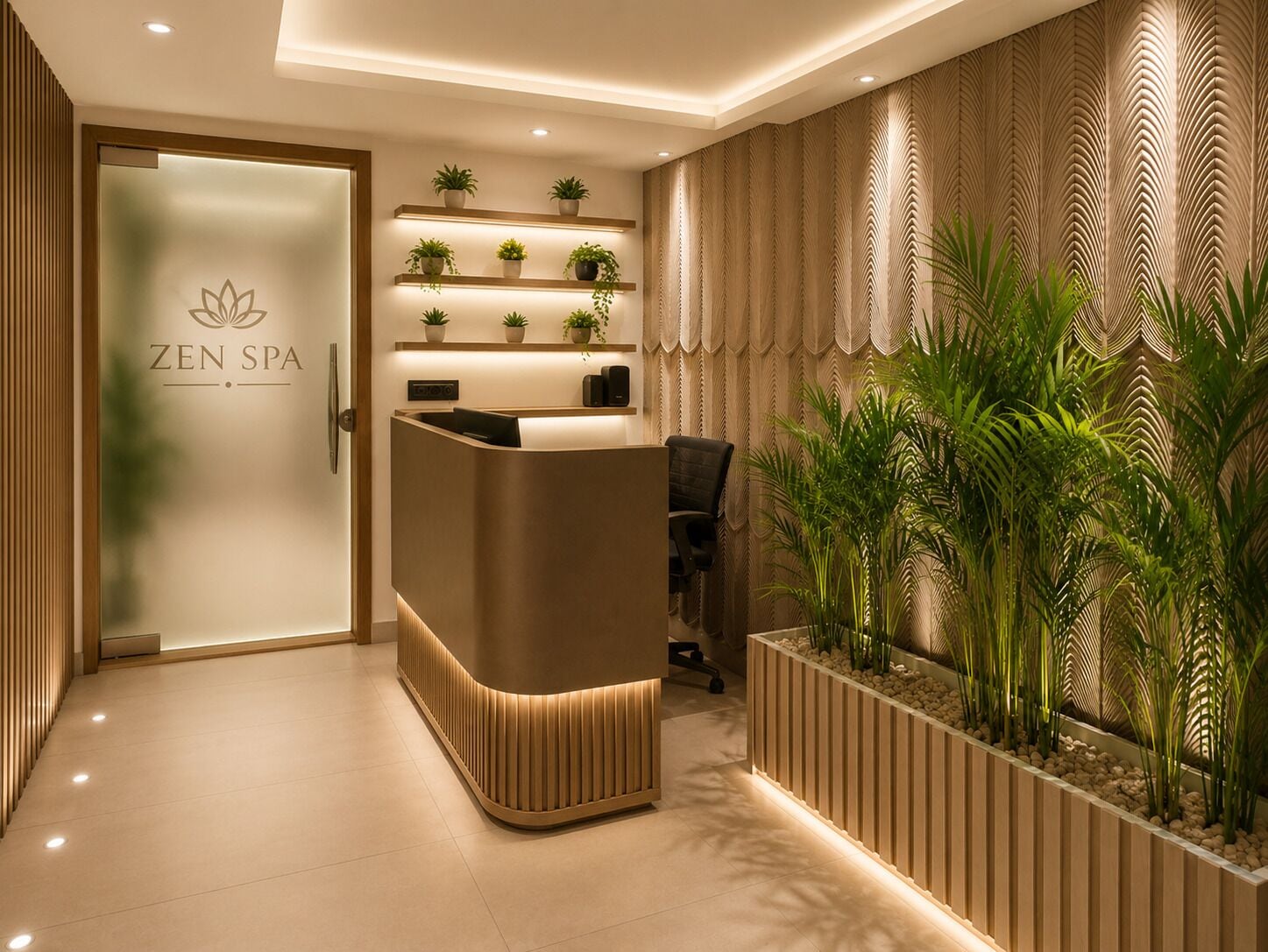 Spa reception