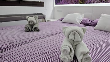5 slaapkamers, een strijkplank/strijkijzer, gratis wifi, beddengoed
