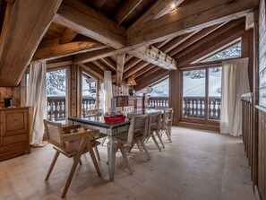 Dining - Chalet in Courchevel with pool, jacuzzi, and panoramic views (Courchevel 1850)