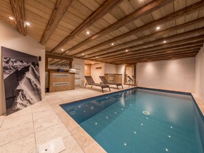 Pool - Chalet in Courchevel with pool, jacuzzi, and panoramic views (Courchevel 1850)