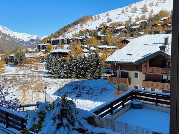Property grounds - Studio 4 pers. quiet near slopes with private garage (Mont-de-Lans)