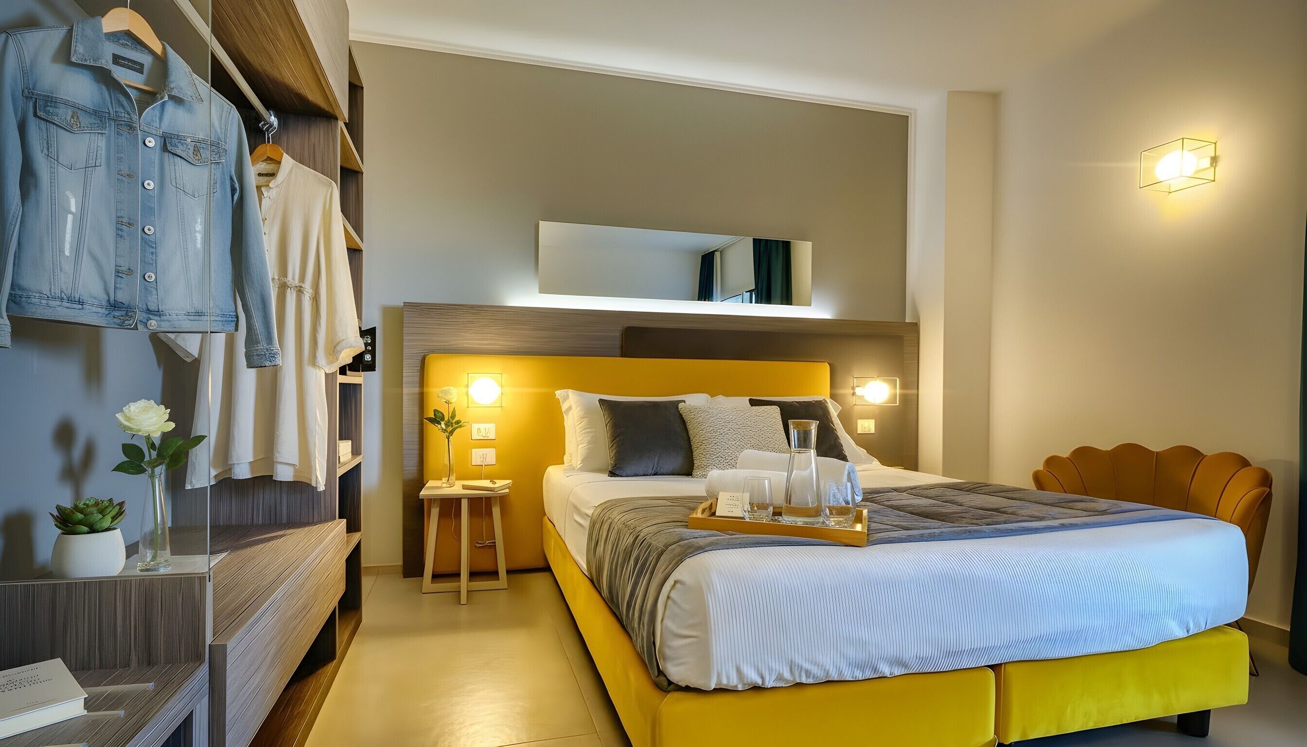 ห้องคอมฟอร์ทดับเบิล, ระเบียง, วิวทะเล | เครื่องนอนระดับพรีเมียม, ผ้านวมขนเป็ด, เตียงเมมโมรีโฟม