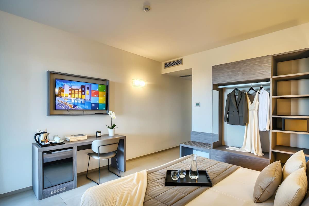 Luxe beddengoed, donsdekens, bedden met traagschuimmatrassen