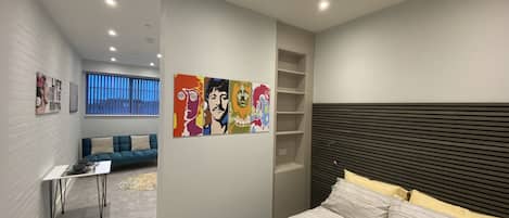 デラックス アパートメント バリアフリー 専用バスルーム (Manhattan style apartment) | 1 室のベッドルーム