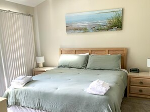 2 dormitorios, tabla de planchar con plancha, Internet y ropa de cama