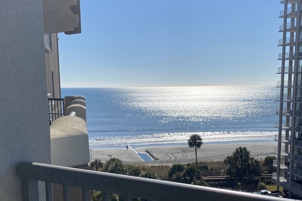 Enjoy the Ocean Views from your Balcony.
