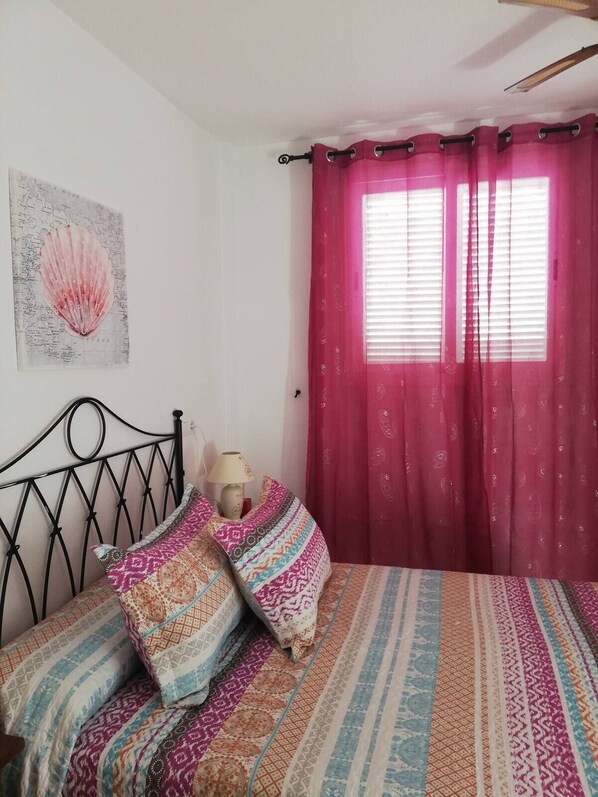 1 bedroom, iron/ironing board, travel crib, free WiFi