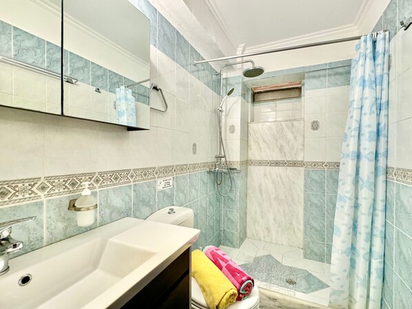 أحواض استحمام، مجففات شعر، مناشف