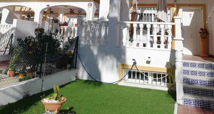 LUXURY SEMI-DETACHED HOUSE IN VERA PLAYA 200 M FROM THE SEA